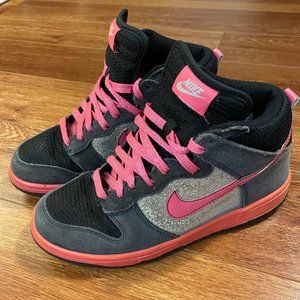 Nike Dunk High Black Silver Sequin 8
